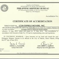 Certificate Of Accreditation(PSB)International